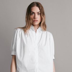 Rag & Bone White Jordan Top